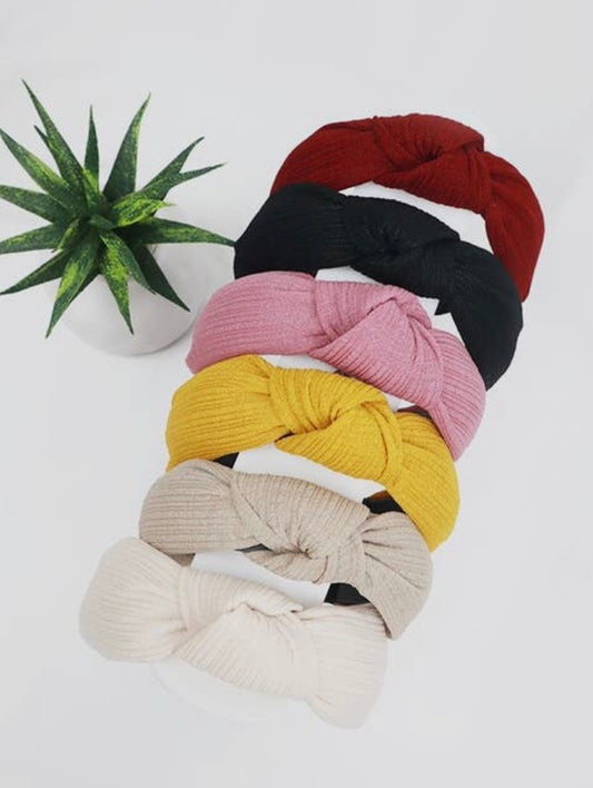 Knotted Headband - Assorted Colors